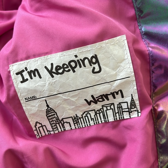 Appaman Rainbow Metallic Duck Down Jacket 2T - Picture 3 of 4